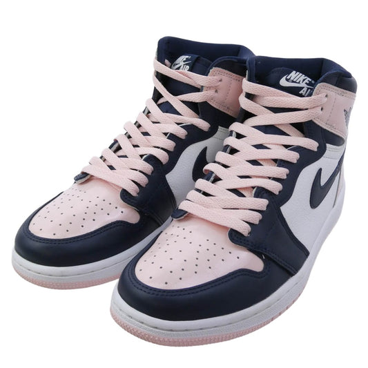 NIKE AIR JORDAN ナイキ ジョーダン DD9335-641 Womens Air Jordan 1 High OG SE Atmosphere AJ1 ウィメンズ エアジョーダン1 ハイ アトモスフィア スニーカー ピンク系 27cm【中古】
