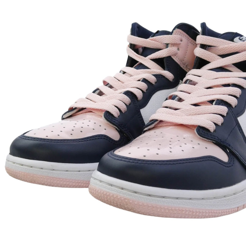 NIKE AIR JORDAN ナイキ ジョーダン DD9335-641 Womens Air Jordan 1 High OG SE Atmosphere AJ1 ウィメンズ エアジョーダン1 ハイ アトモスフィア スニーカー ピンク系 27cm【中古】