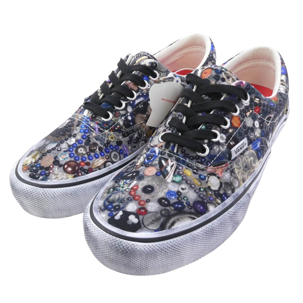 Supreme シュプリーム VANS バンズ 26SS VN00110ABLU × Mike Kelley × Vans Skate Era マイク・ケリー バンズ スケート エラ ローカット スニーカー グレー系 26.5cm【極上美品】【中古】