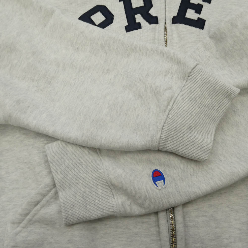 Supreme シュプリーム 24SS × Chmpion Zip Up Hooded Sweatshirt ジップアップ フーデッド スウェットシャツ パーカー フーディー ホワイト系 S【中古】