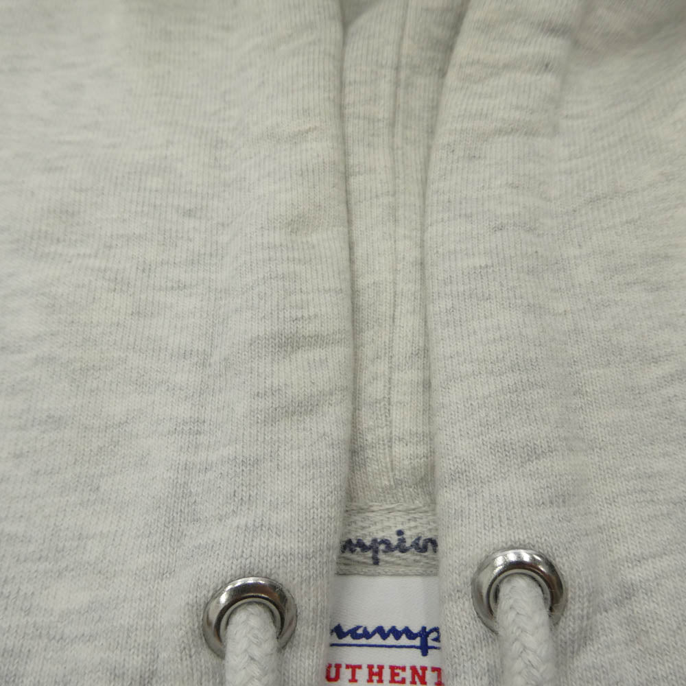 Supreme シュプリーム 24SS × Chmpion Zip Up Hooded Sweatshirt ジップアップ フーデッド スウェットシャツ パーカー フーディー ホワイト系 S【中古】