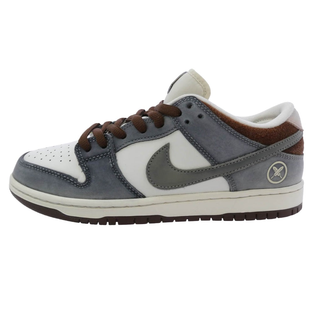 NIKE SB ナイキエスビー FQ1180-001 x 堀米 雄斗 Yuto Horigome Dunk Low Pro QS Wolf Grey ダンク ロー プロ ウルフグレー スニーカー ホワイト系 グレー系 26.5cm【美品】【中古】