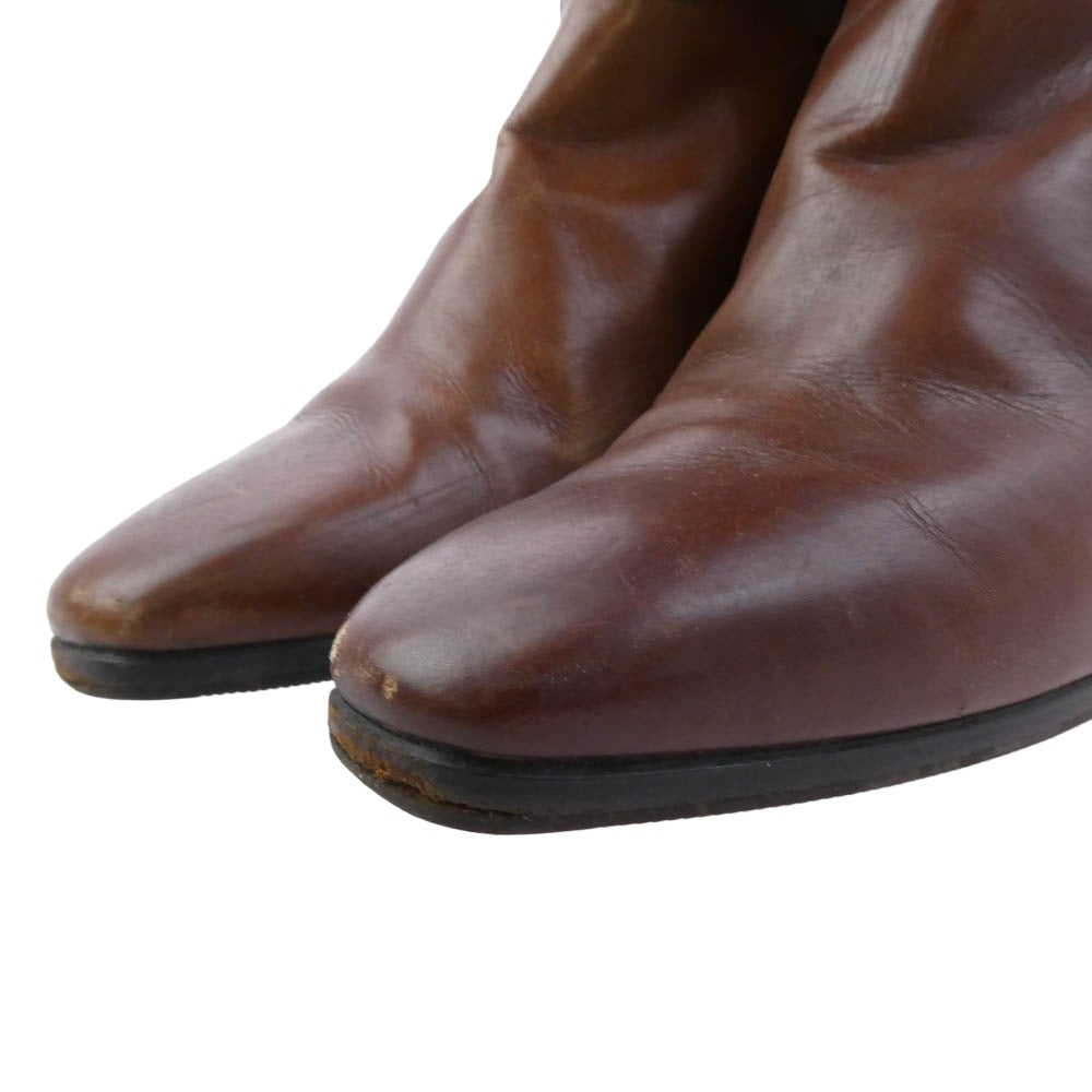 Salvatore Ferragamo サルヴァトーレフェラガモ ヒール ロングブーツ ブラウン系 5.5【中古】