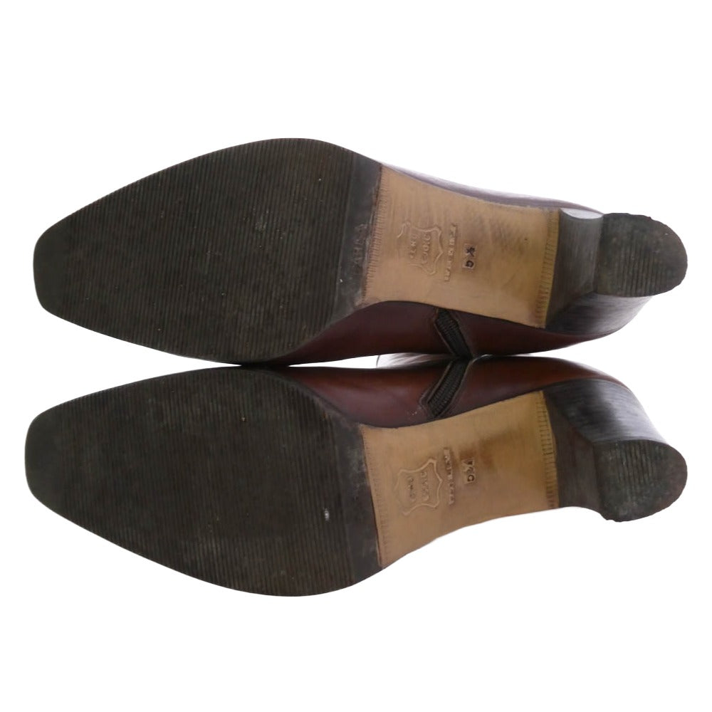 Salvatore Ferragamo サルヴァトーレフェラガモ ヒール ロングブーツ ブラウン系 5.5【中古】