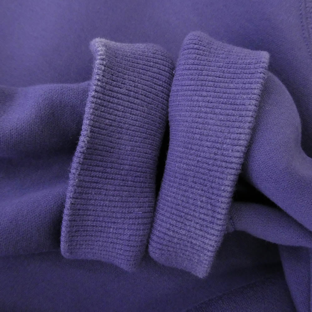 CALEE キャリー 25AW CL-25AW019 HIGH GAUGE DOUBLE KNIT CREW NECK SW ダンボール クルーネック スウェット パープル系 XL【中古】