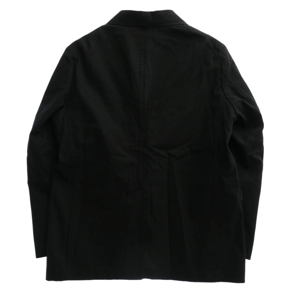 山口ストアー Cotton Gabardine Everytime Blazer コットン ギャバジン 段返り 2B テーラードジャケット ブレザー ブラック系 44【中古】