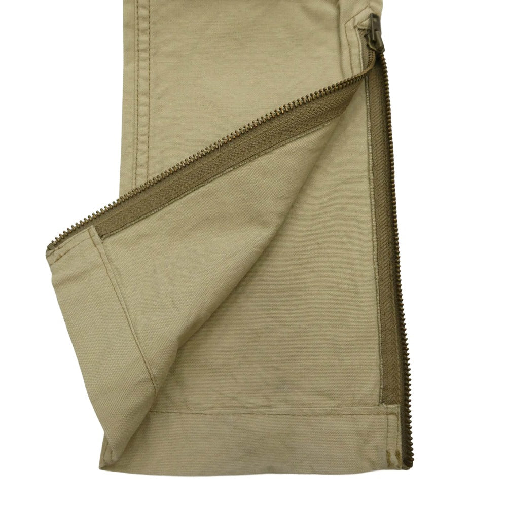 HYSTERIC GLAMOUR ヒステリックグラマー 3AP-3602 Hysterics ヒステリックス ジップデザイン チノパンツ ベージュ系 S【中古】