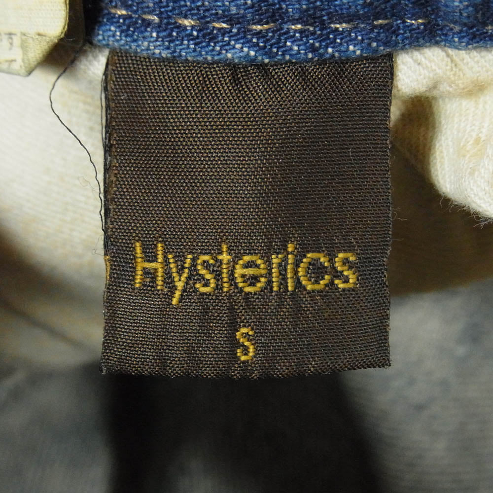 HYSTERIC GLAMOUR ヒステリックグラマー 3AP-4943 Hysterics ヒステリックス 七分丈 カットオフ ジーンズ デニムパンツ インディゴブルー系 S【中古】