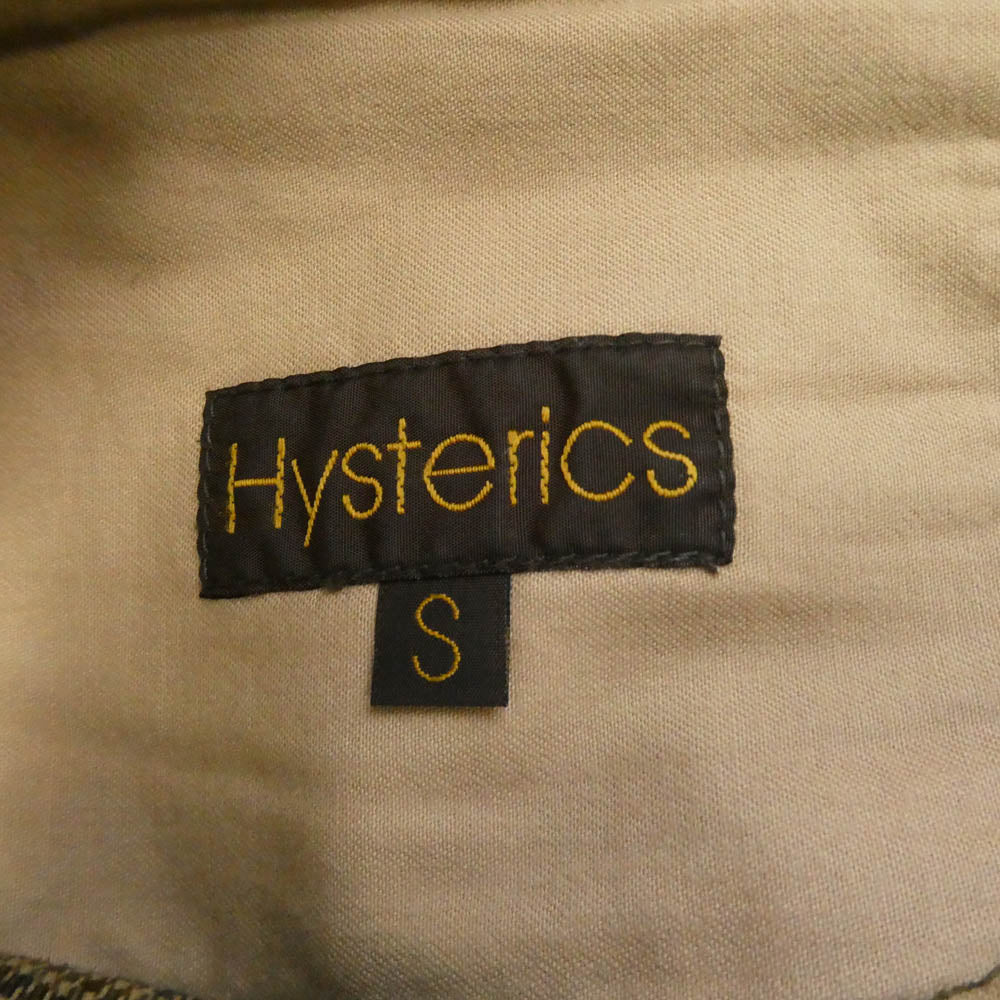HYSTERIC GLAMOUR ヒステリックグラマー 3AP-3622 Hysterics ヒステリックス ほつれ加工 千鳥格子 チェック パンツ ブラウン系 S【中古】