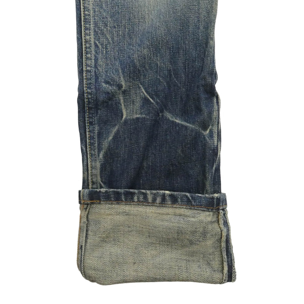 HYSTERIC GLAMOUR ヒステリックグラマー Hysterics ヒステリックス スタッズ ダメージ ボタンフライ ジーンズ デニムパンツ インディゴブルー系【中古】