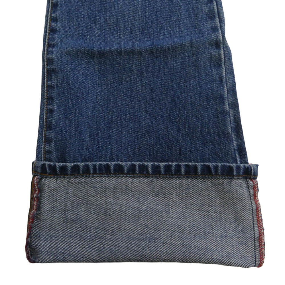 HYSTERIC GLAMOUR ヒステリックグラマー 2AP-3202 Hysteric JEANS ヒステリックジーンズ パッチワーク フレア ジーンズ デニムパンツ インディゴブルー系 マルチカラー系 S【中古】