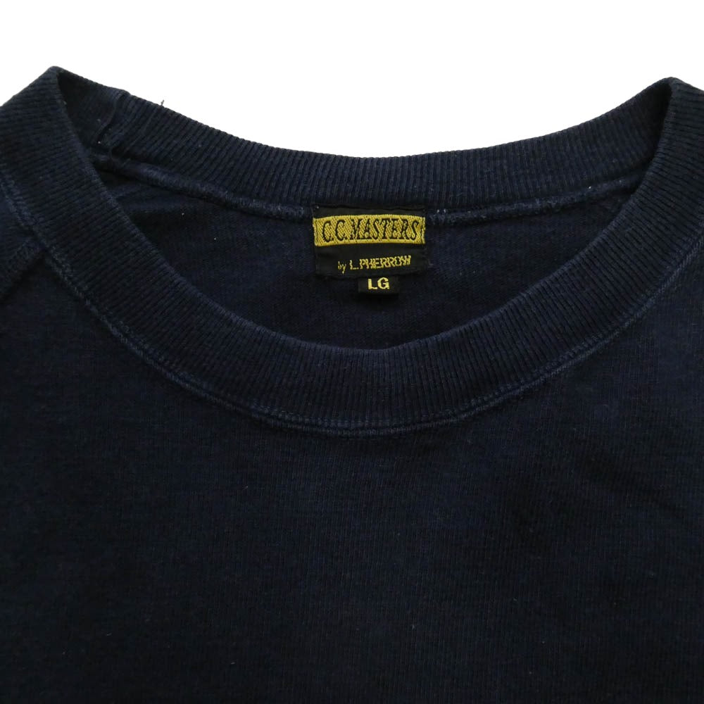 C.C.MASTERS シーシーマスターズ USAFAロゴ 長袖 カットソー ネイビー系 LG【中古】
