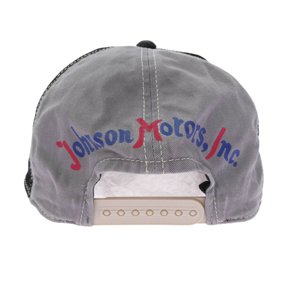 The REAL McCOY'S ザリアルマッコイズ JOHNSON MOTORS メッシュ キャップ ブラック系【中古】
