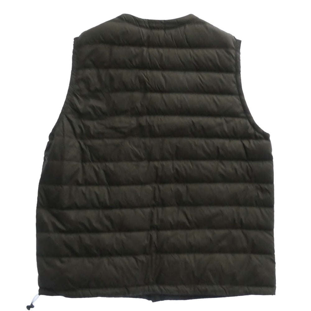 Danton ダントン JD-8750 INNER DOWN VEST インナー ダウン ベスト カーキ系 38【中古】