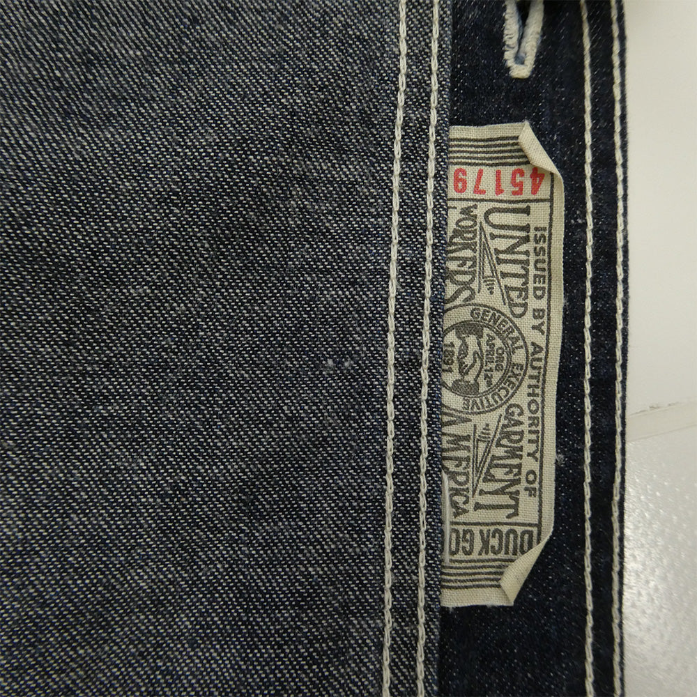 FREEWHEELERS フリーホイーラーズ NEAL CASSADY WORK SHIRT CHAMBRAY ワーク 長袖 シャツ インディゴブルー系 15【中古】