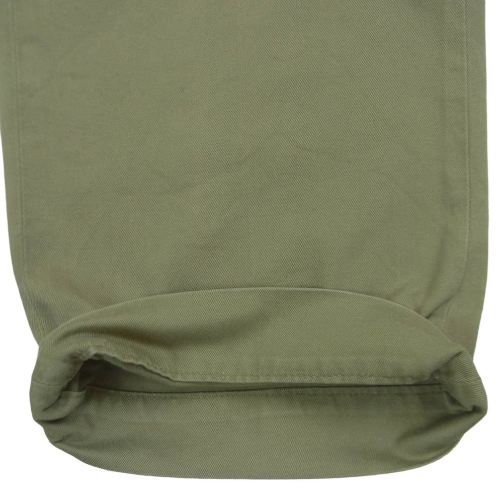 ミリタリー Vintage ヴィンテージ 60～70s US.ARMY コットン チノ トラウザーズ パンツ チノパン グレイッシュベージュ系 サイズ表記なし【中古】