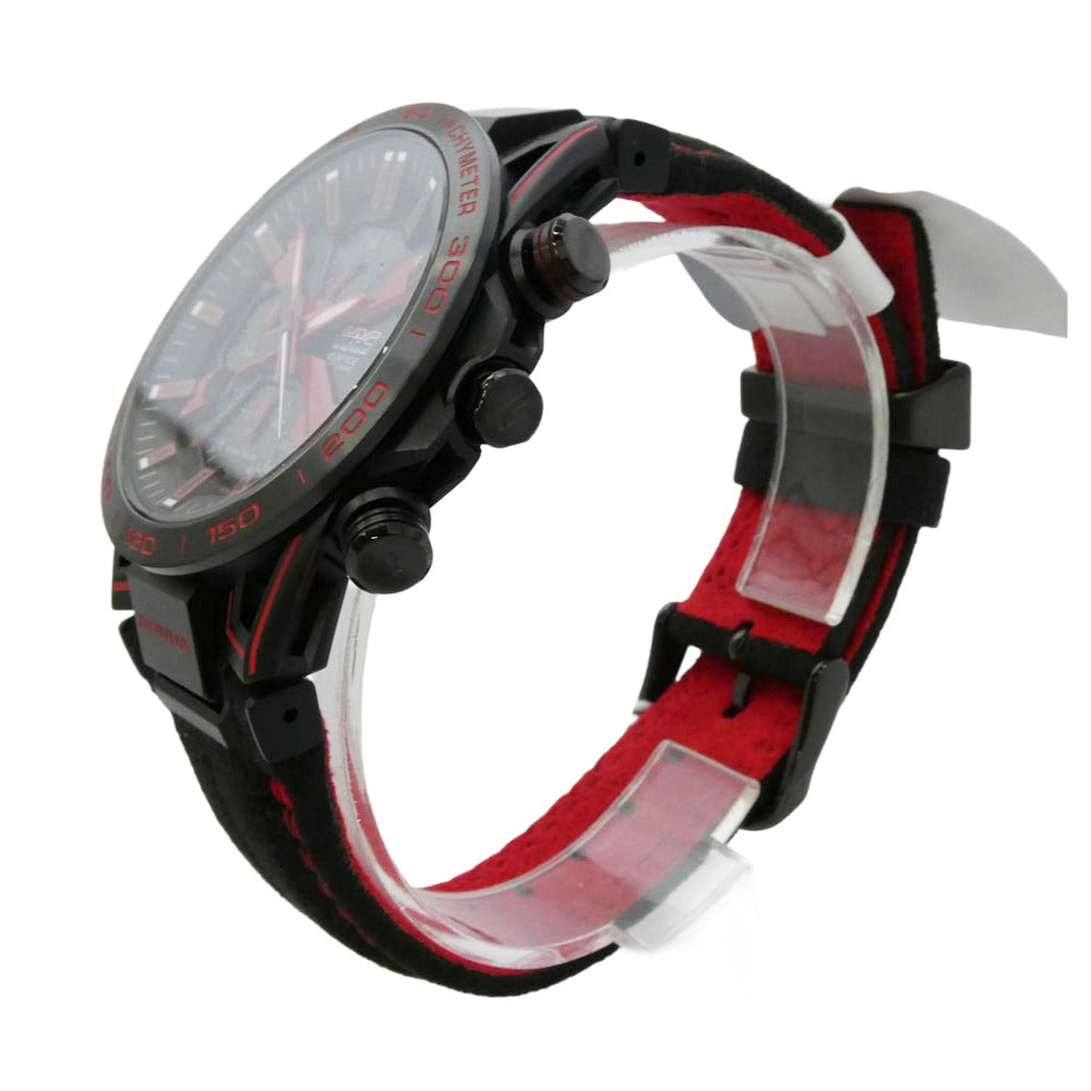 G-SHOCK ジーショック EQB-2000HR-1AJR × Honda Racing EDIFICE SOSPENSIONE エディフィス ソスペンシオーネ 鈴鹿サーキット ブラック系 レッド系【新古品】【未使用】【中古】