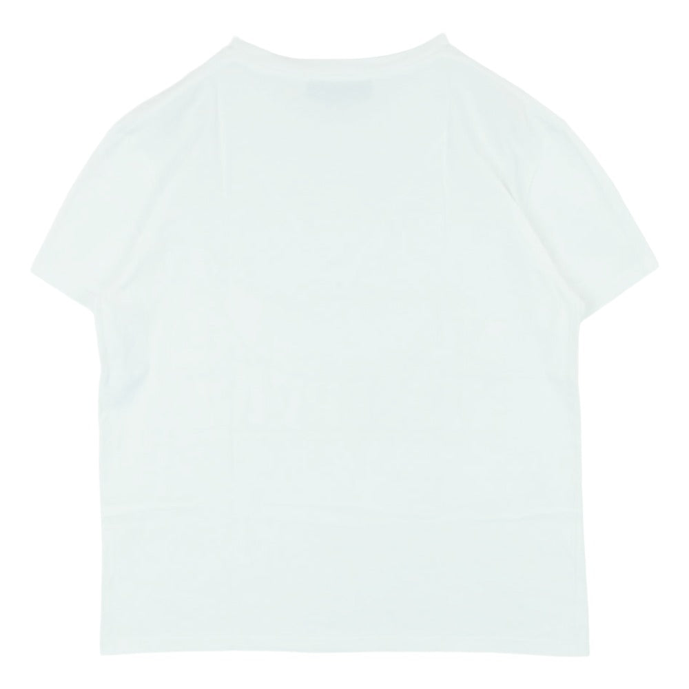 Stella McCartney ステラマッカートニー NO SMILE NO SERVICE 半袖 Tシャツ イタリア製 ホワイト系 XL【中古】