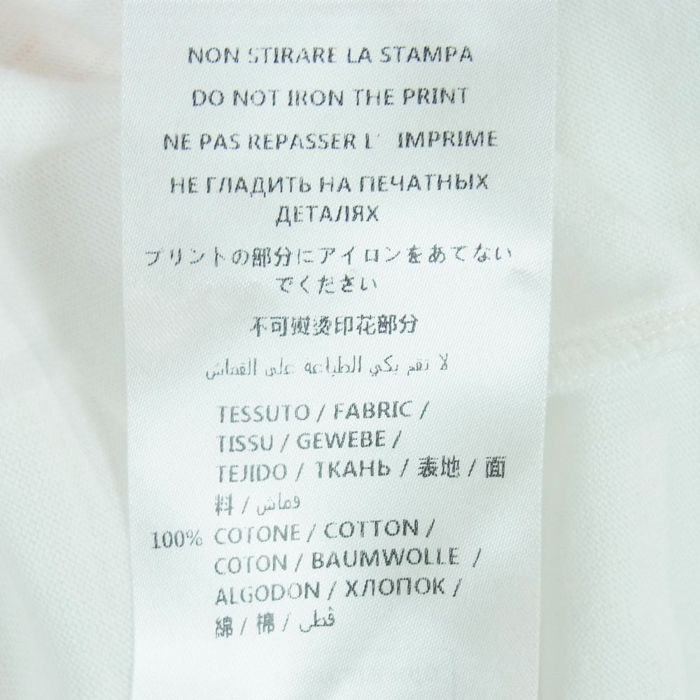 Stella McCartney ステラマッカートニー NO SMILE NO SERVICE 半袖 Tシャツ イタリア製 ホワイト系 XL【中古】