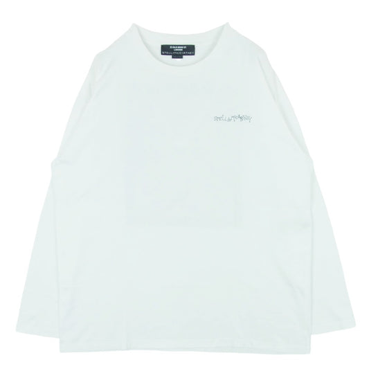 Stella McCartney ステラマッカートニー 23 OLD BOND ST. LONDON グラフィックプリント 長袖 Tシャツ ホワイト系 M【中古】