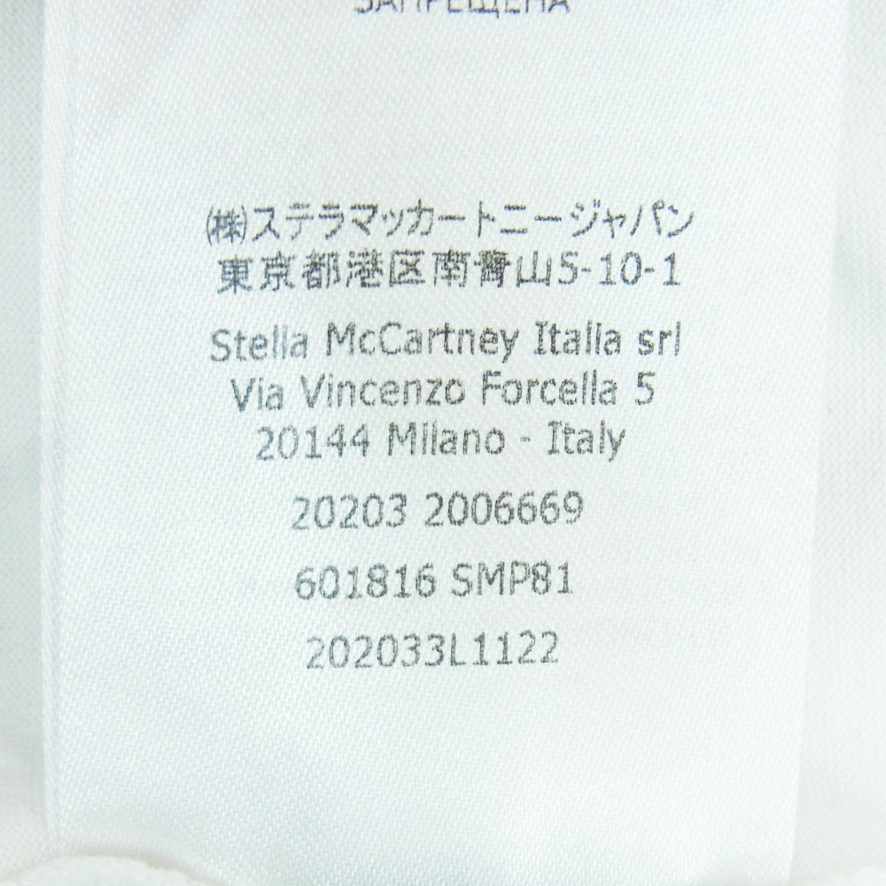 Stella McCartney ステラマッカートニー 23 OLD BOND ST. LONDON グラフィックプリント 長袖 Tシャツ ホワイト系 M【中古】