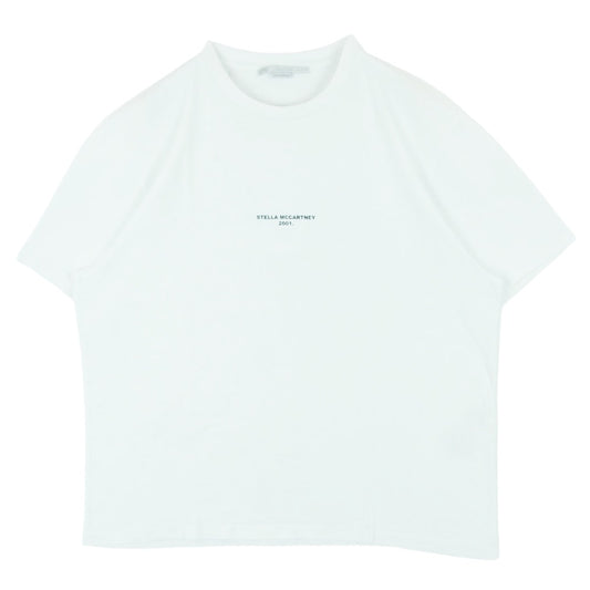 Stella McCartney ステラマッカートニー 2001. フロントプリント 半袖 Tシャツ ポルトガル製 ホワイト系 42【中古】