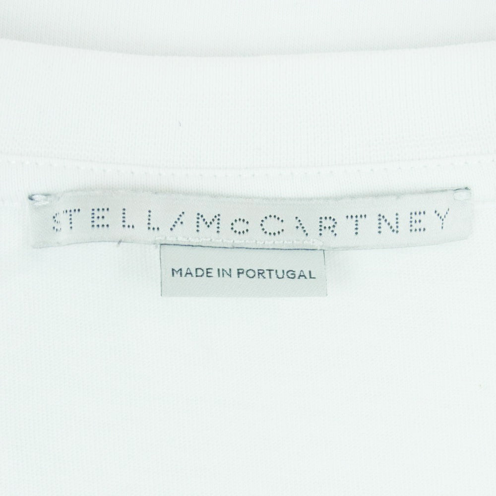 Stella McCartney ステラマッカートニー 2001. フロントプリント 半袖 Tシャツ ポルトガル製 ホワイト系 42【中古】