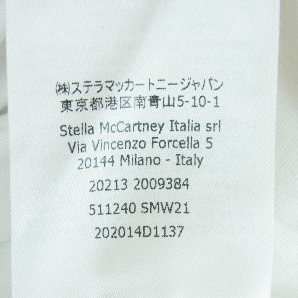 Stella McCartney ステラマッカートニー 2001. フロントプリント 半袖 Tシャツ ポルトガル製 ホワイト系 42【中古】