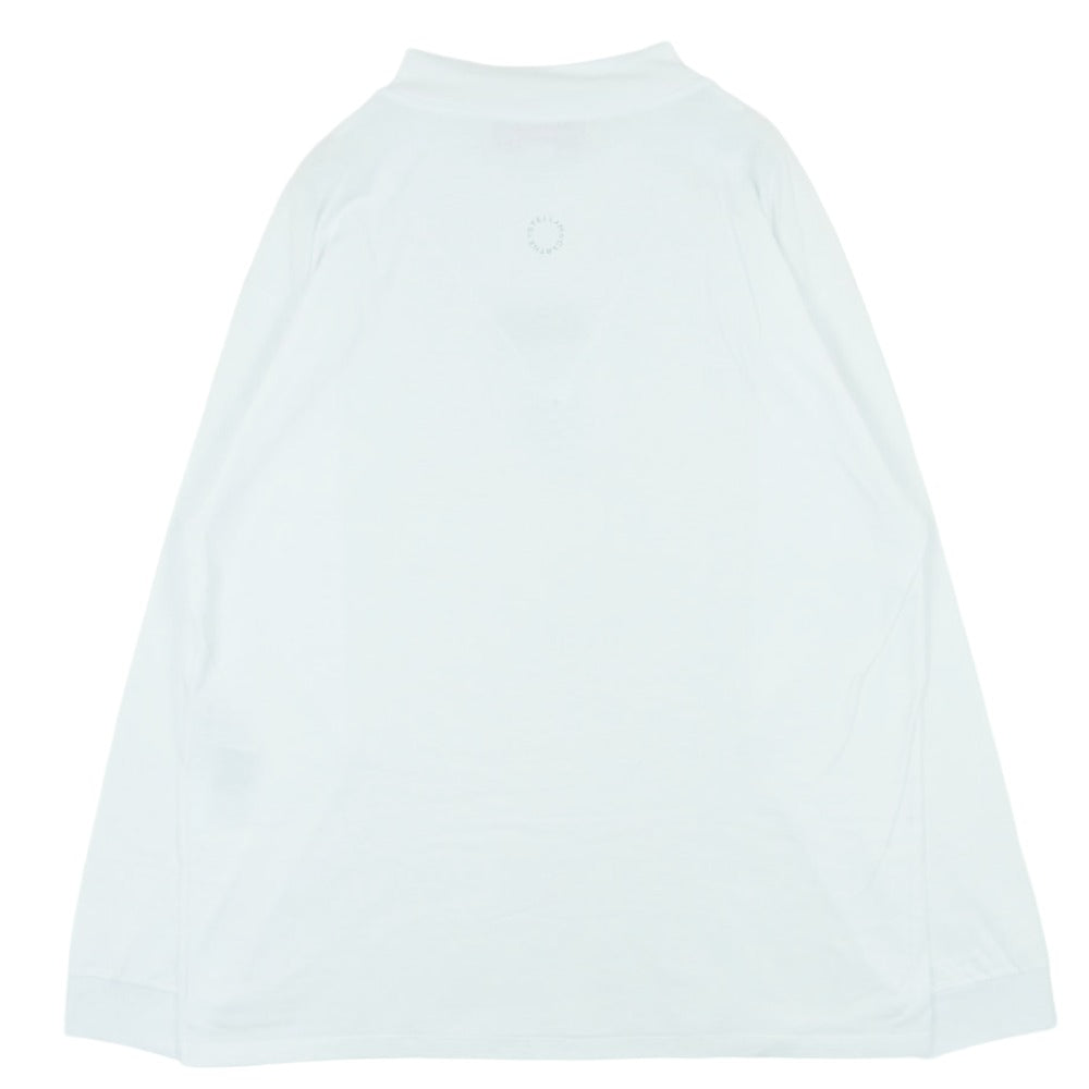 Stella McCartney ステラマッカートニー We Are the Weather. SOS刺繍 長袖 Tシャツ ホワイト系 PURE WHITE L【極上美品】【中古】
