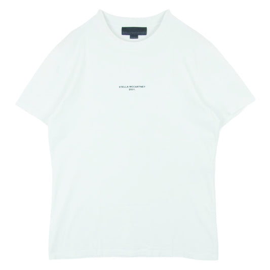 Stella McCartney ステラマッカートニー 2001. フロントプリント 半袖 Tシャツ ポルトガル製 ホワイト系 L【中古】