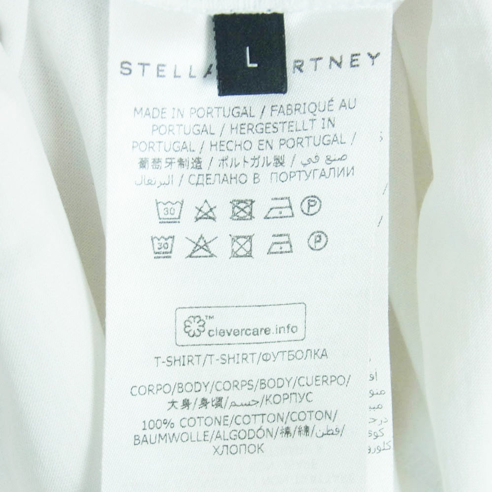 Stella McCartney ステラマッカートニー 2001. フロントプリント 半袖 Tシャツ ポルトガル製 ホワイト系 L【中古】