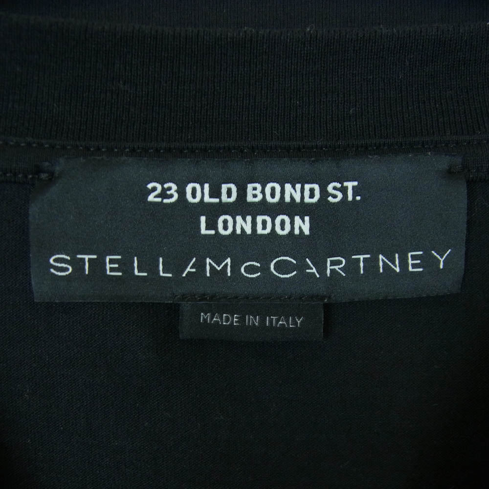Stella McCartney ステラマッカートニー 23 OLD BOND ST. LONDON グラフィックプリント 半袖 Tシャツ ブラック系 M【美品】【中古】