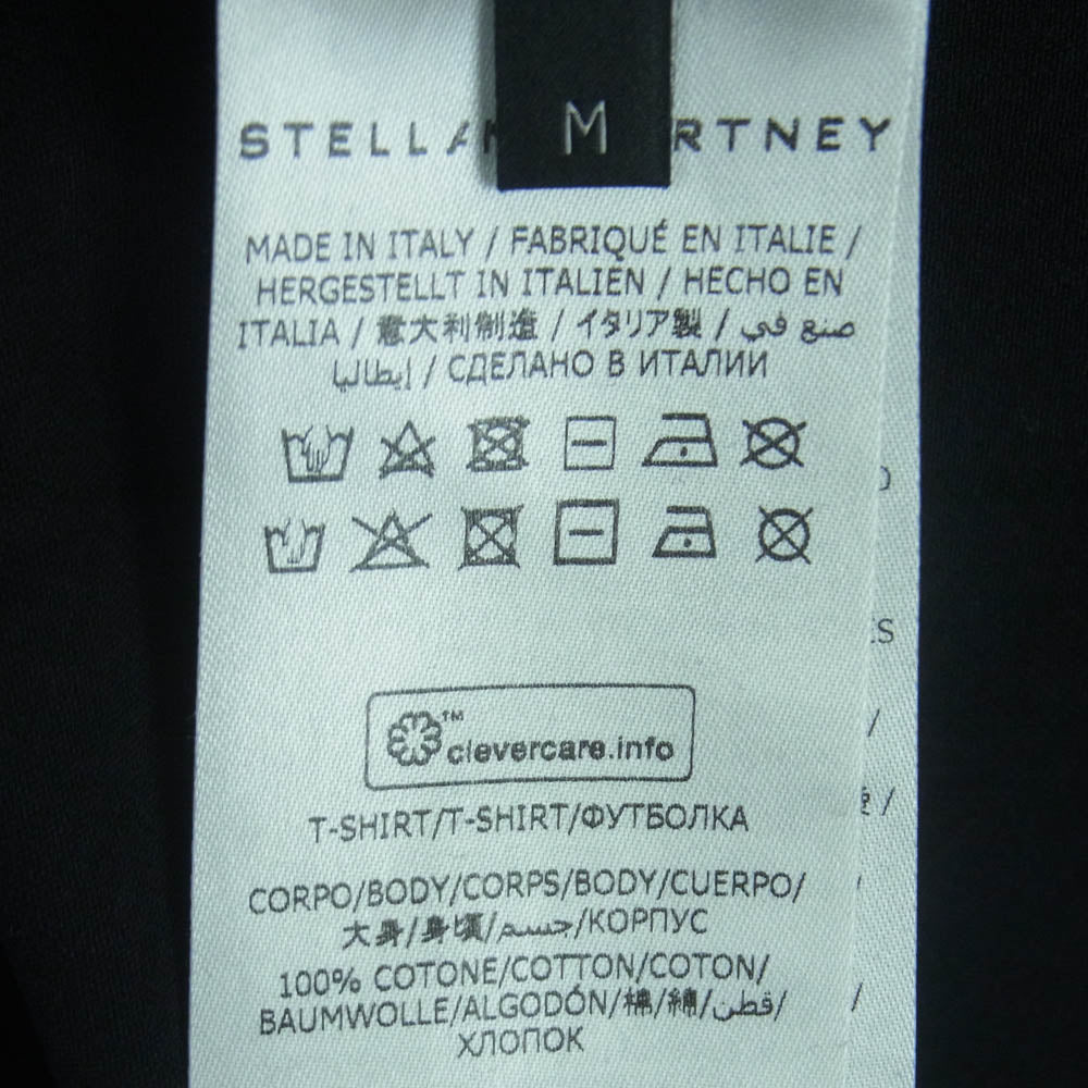 Stella McCartney ステラマッカートニー 23 OLD BOND ST. LONDON グラフィックプリント 半袖 Tシャツ ブラック系 M【美品】【中古】