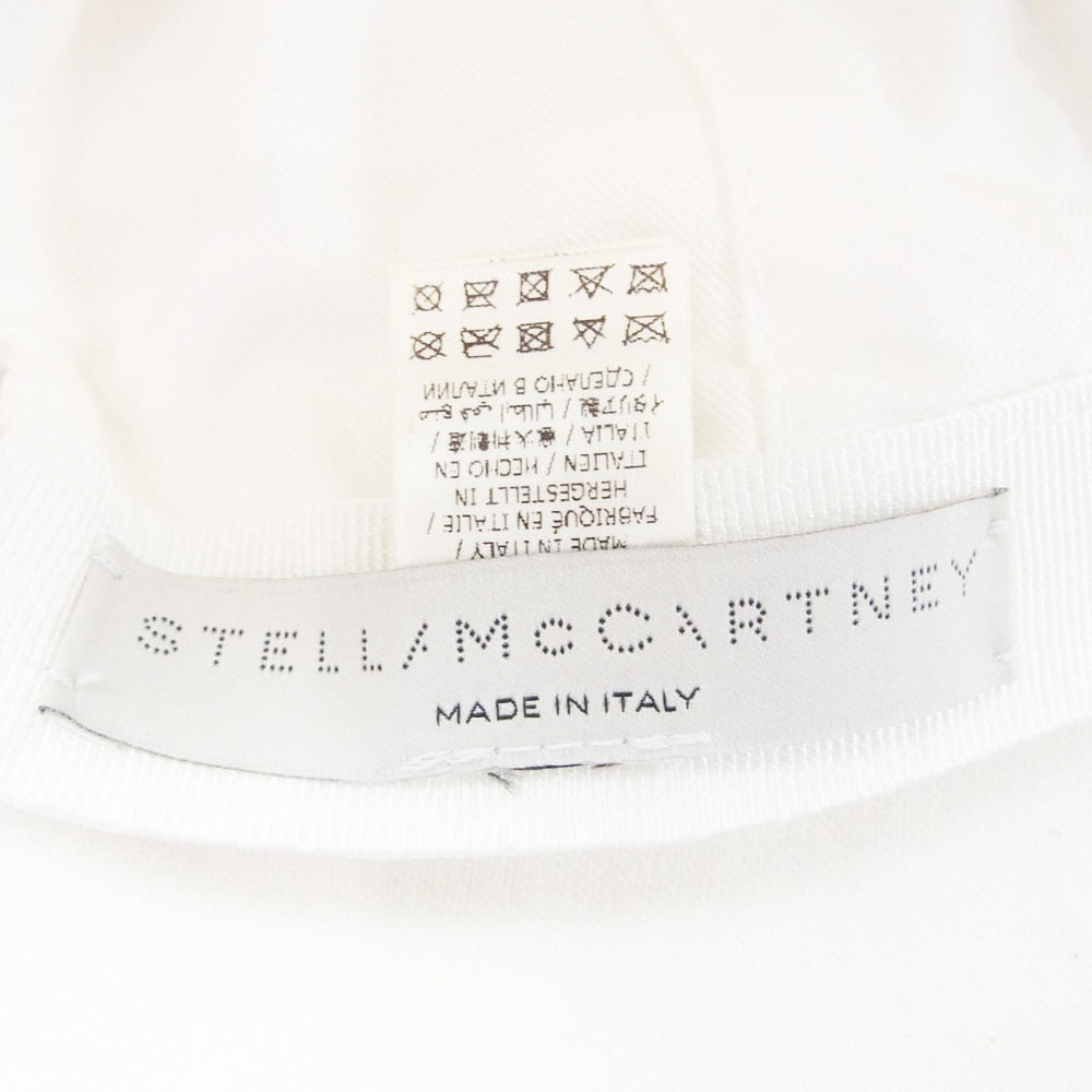Stella McCartney ステラマッカートニー 6パネル ロゴ キャップ ホワイト系 M【美品】【中古】