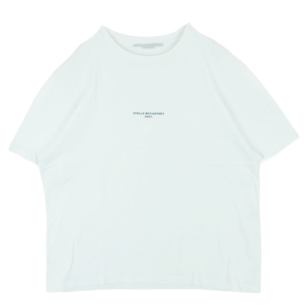 Stella McCartney ステラマッカートニー 2001. フロントプリント 半袖 Tシャツ ポルトガル製 ホワイト系 44【中古】