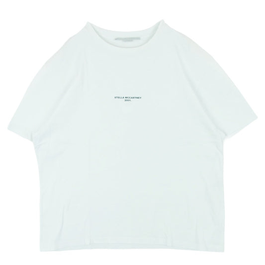 Stella McCartney ステラマッカートニー 2001. フロントプリント 半袖 Tシャツ ポルトガル製 ホワイト系 44【中古】
