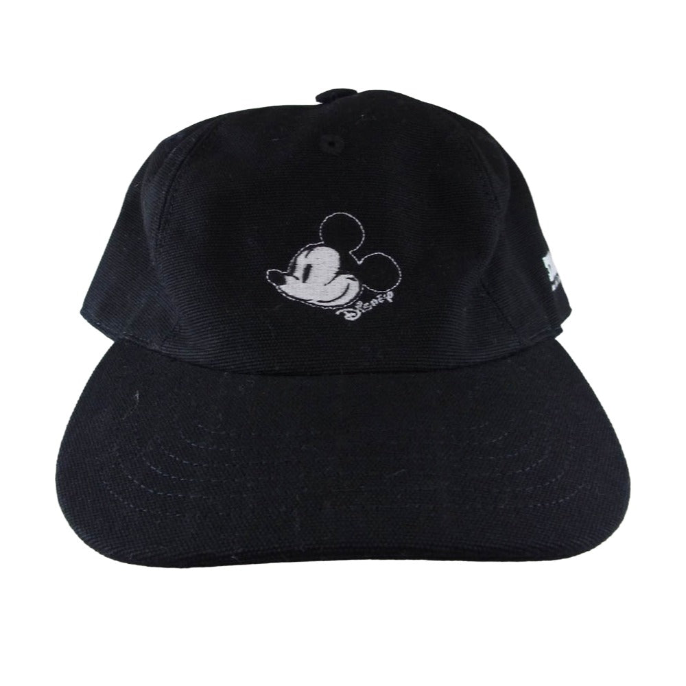 Stella McCartney ステラマッカートニー Disney ディズニー ミッキーマウス刺繍 キャンバス 5パネル キャップ ブラック系 59【中古】