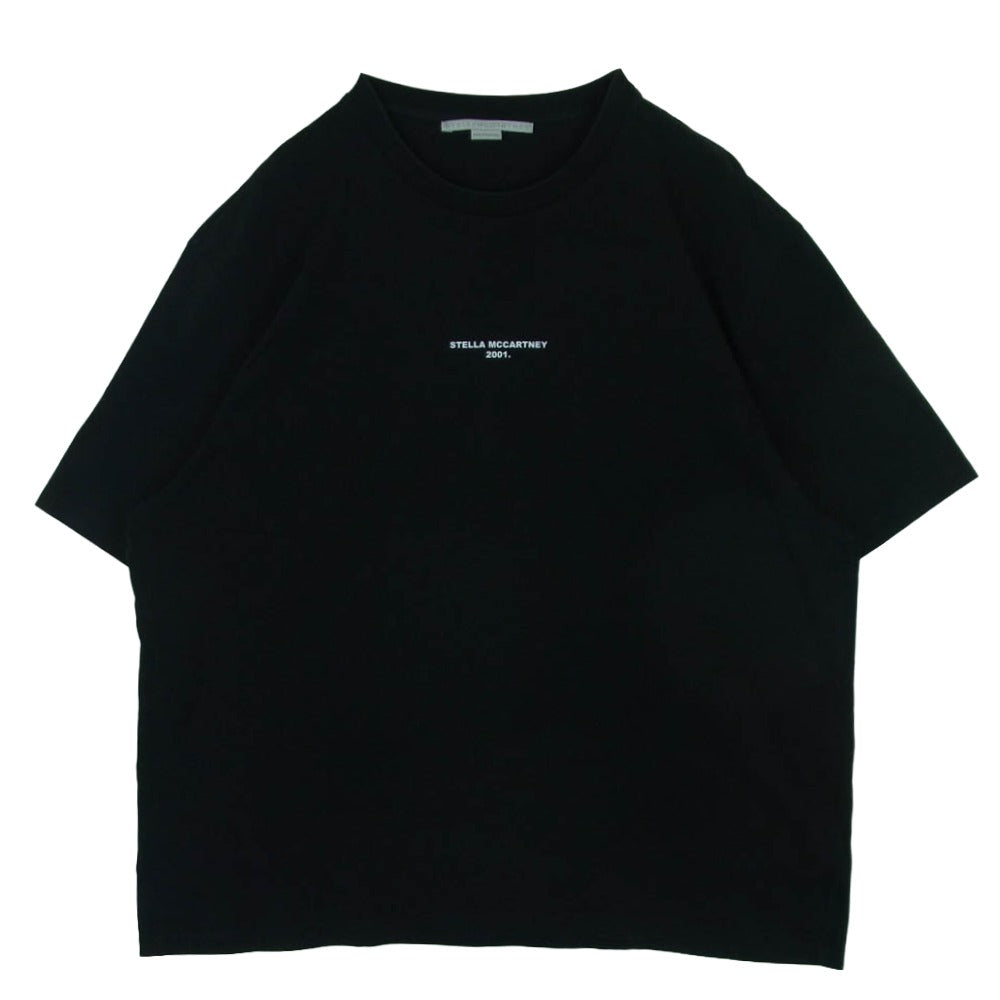 Stella McCartney ステラマッカートニー 2001. フロントプリント 半袖 Tシャツ ポルトガル製 ブラック系 48【中古】