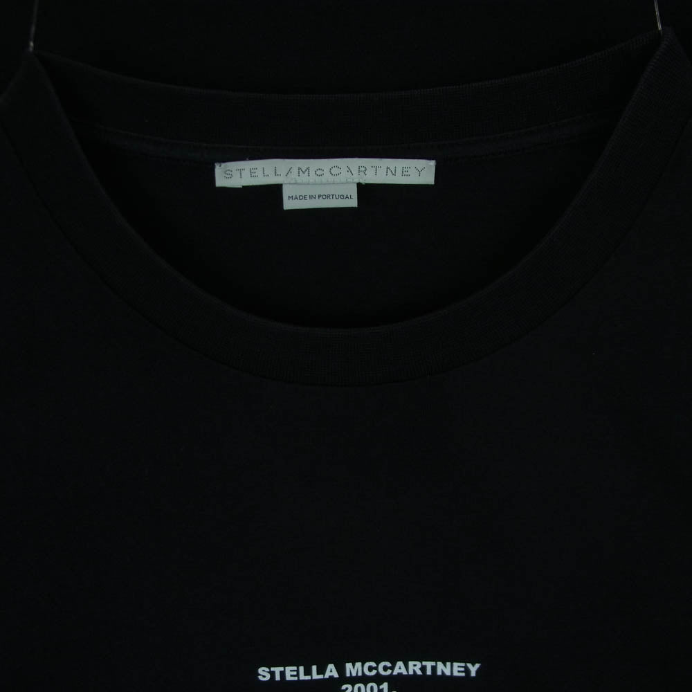 Stella McCartney ステラマッカートニー 2001. フロントプリント 半袖 Tシャツ ポルトガル製 ブラック系 48【中古】