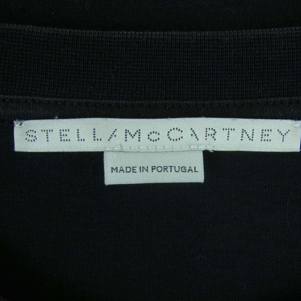 Stella McCartney ステラマッカートニー 2001. フロントプリント 半袖 Tシャツ ポルトガル製 ブラック系 48【中古】