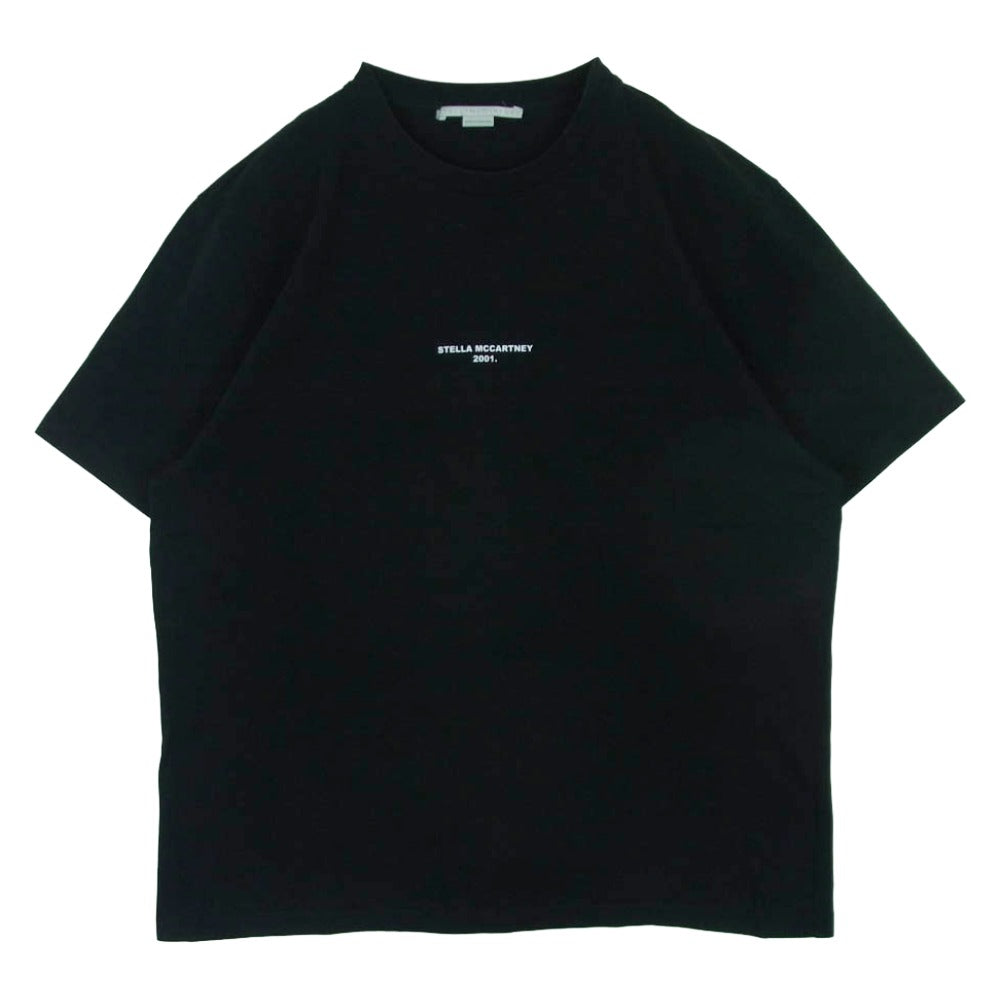 Stella McCartney ステラマッカートニー 2001. フロントプリント 半袖 Tシャツ ポルトガル製 ブラック系 44【中古】