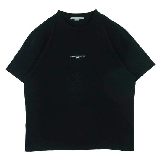 Stella McCartney ステラマッカートニー 2001. フロントプリント 半袖 Tシャツ ポルトガル製 ブラック系 44【中古】