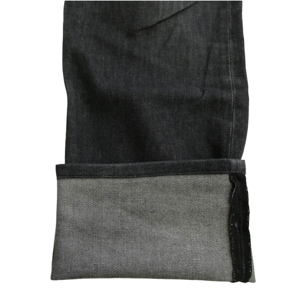 Stella McCartney ステラマッカートニー ロゴプリント ブラックデニムパンツ ブラック系 XL【中古】