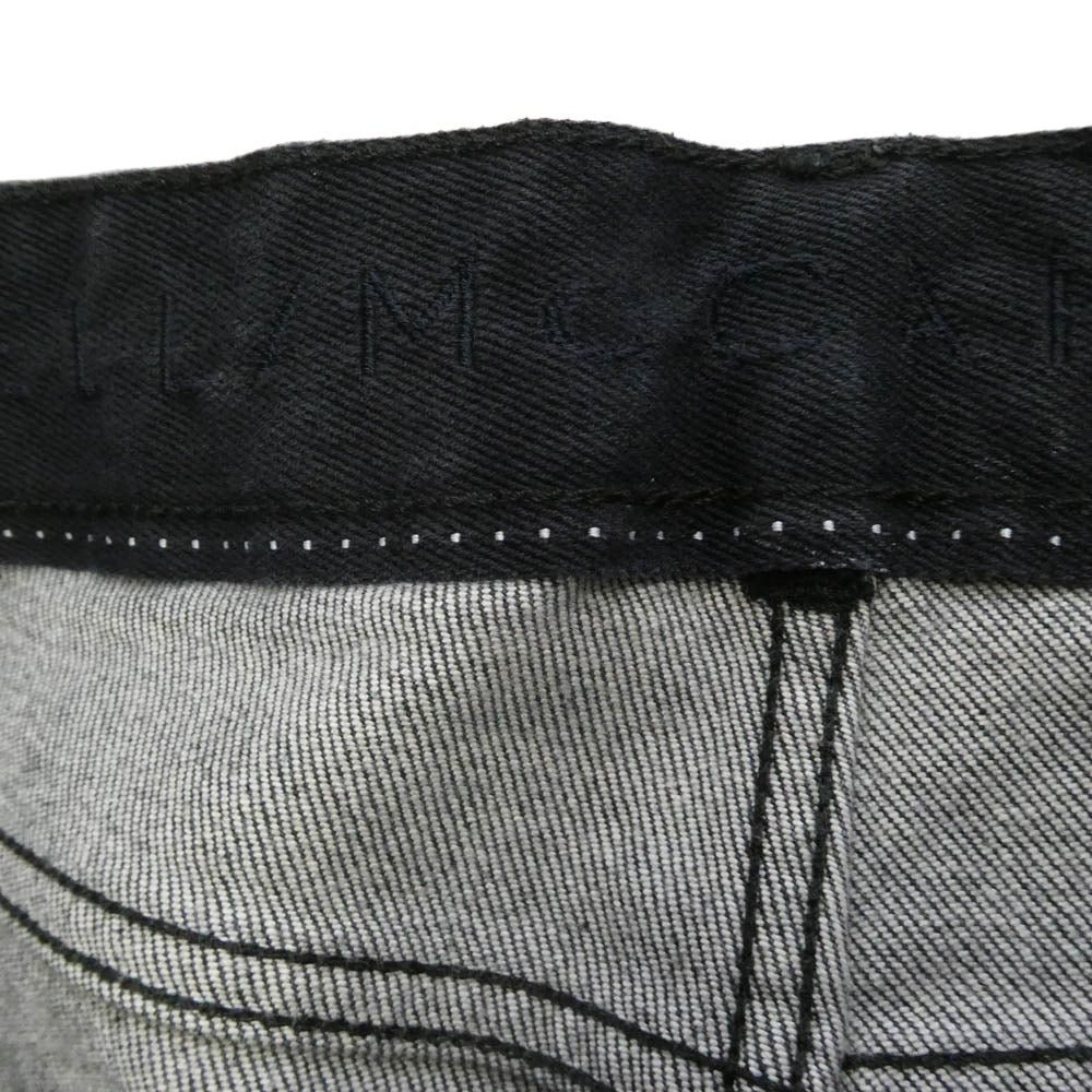 Stella McCartney ステラマッカートニー ロゴプリント ブラックデニムパンツ ブラック系 XL【中古】
