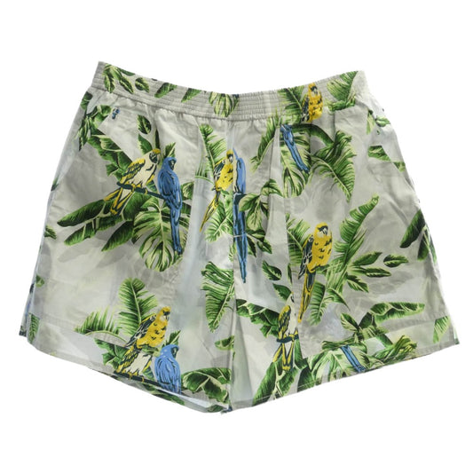 Stella McCartney ステラマッカートニー ボタニカル柄 ショーツ ハーフパンツ グレー系 48【美品】【中古】