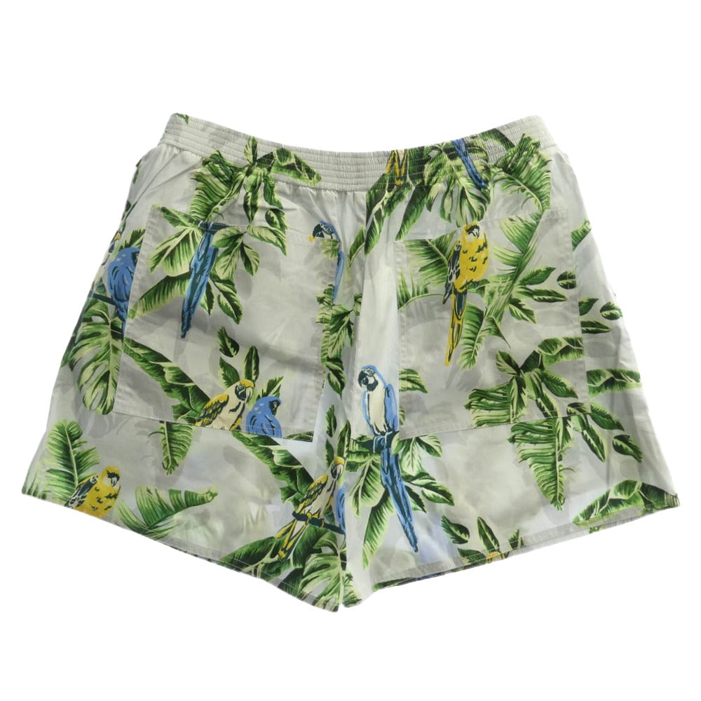 Stella McCartney ステラマッカートニー ボタニカル柄 ショーツ ハーフパンツ グレー系 48【美品】【中古】