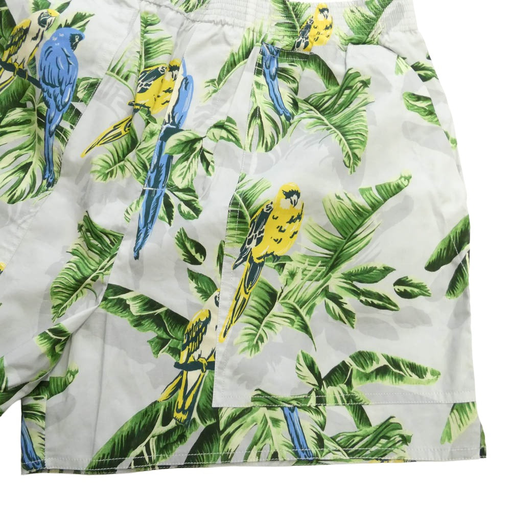 Stella McCartney ステラマッカートニー ボタニカル柄 ショーツ ハーフパンツ グレー系 48【美品】【中古】