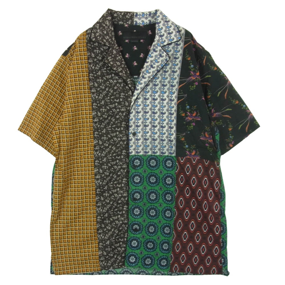 Stella McCartney ステラマッカートニー クレイジーパターン 半袖 スリーピング パジャマ シャツ マルチカラー系 39【美品】【中古】