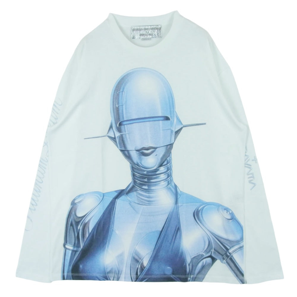 Stella McCartney ステラマッカートニー SORAYAMA 空山基 セクシーロボット 長袖 Tシャツ ホワイト系 L【極上美品】【中古】