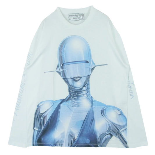 Stella McCartney ステラマッカートニー SORAYAMA 空山基 セクシーロボット 長袖 Tシャツ ホワイト系 L【極上美品】【中古】